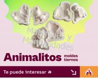 Molde para foami tiernos animales bebe conejo tortuga mico souve